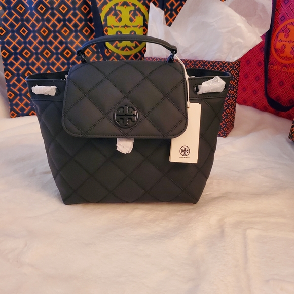 BRAND NEW WITH TAG! TORY BURCH WILLA MATTE BACKPACK - Picture 8 of 14